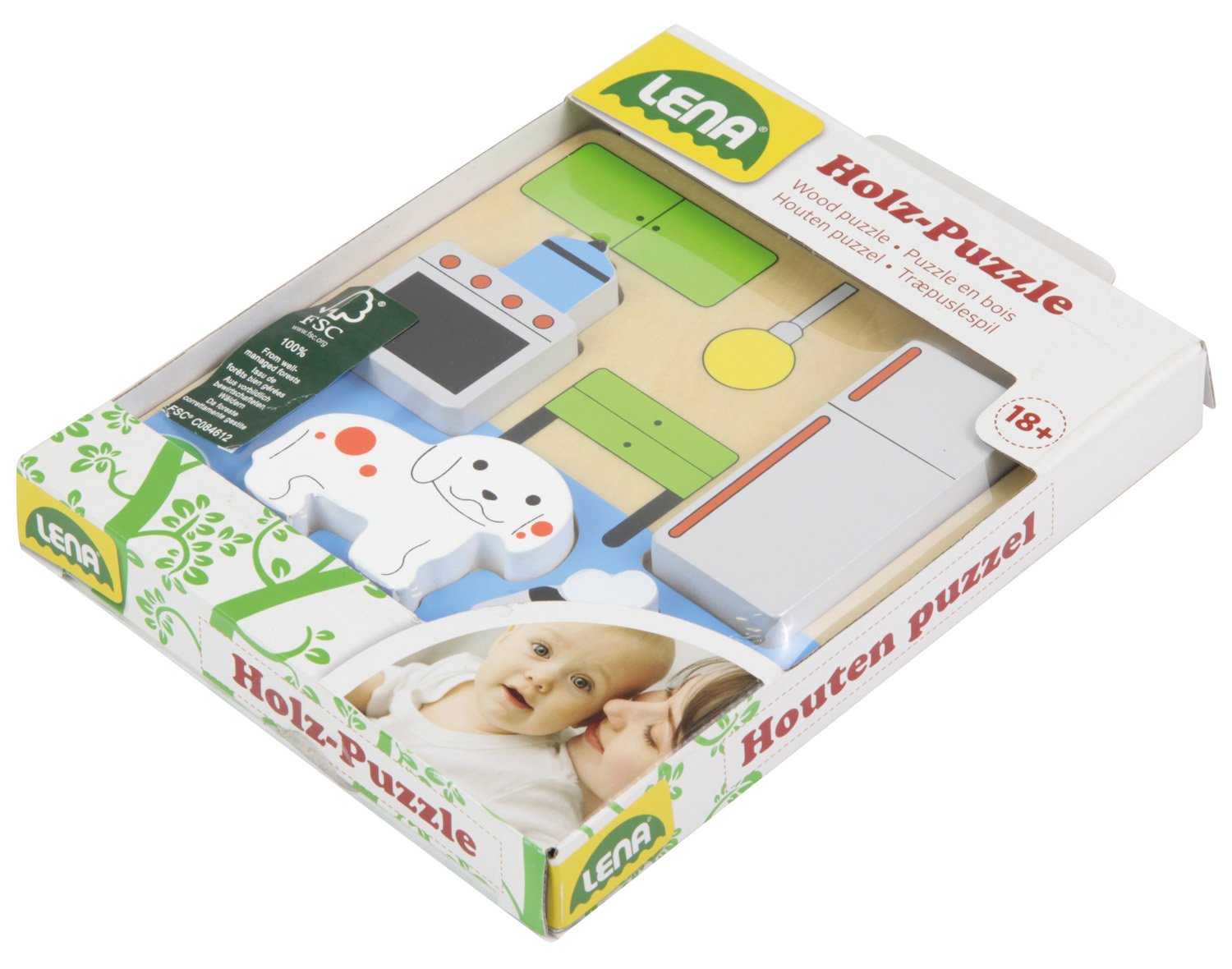 lena-my-first-32141-holzpuzzle-k-che-4-teile-14-cm image 3