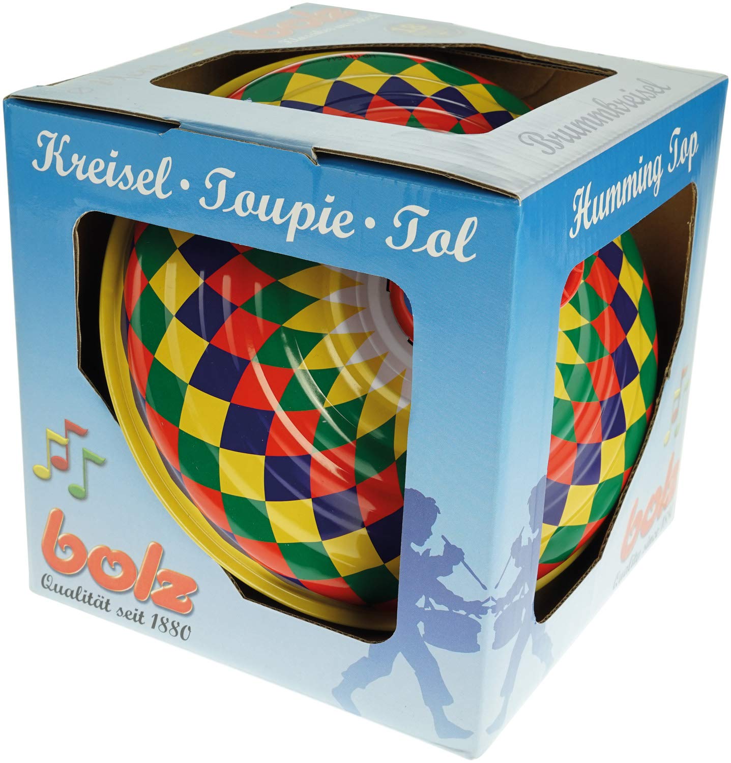 bolz-52315-brummkreisel-metall-19-cm-multicolor-ab-18-m image 2
