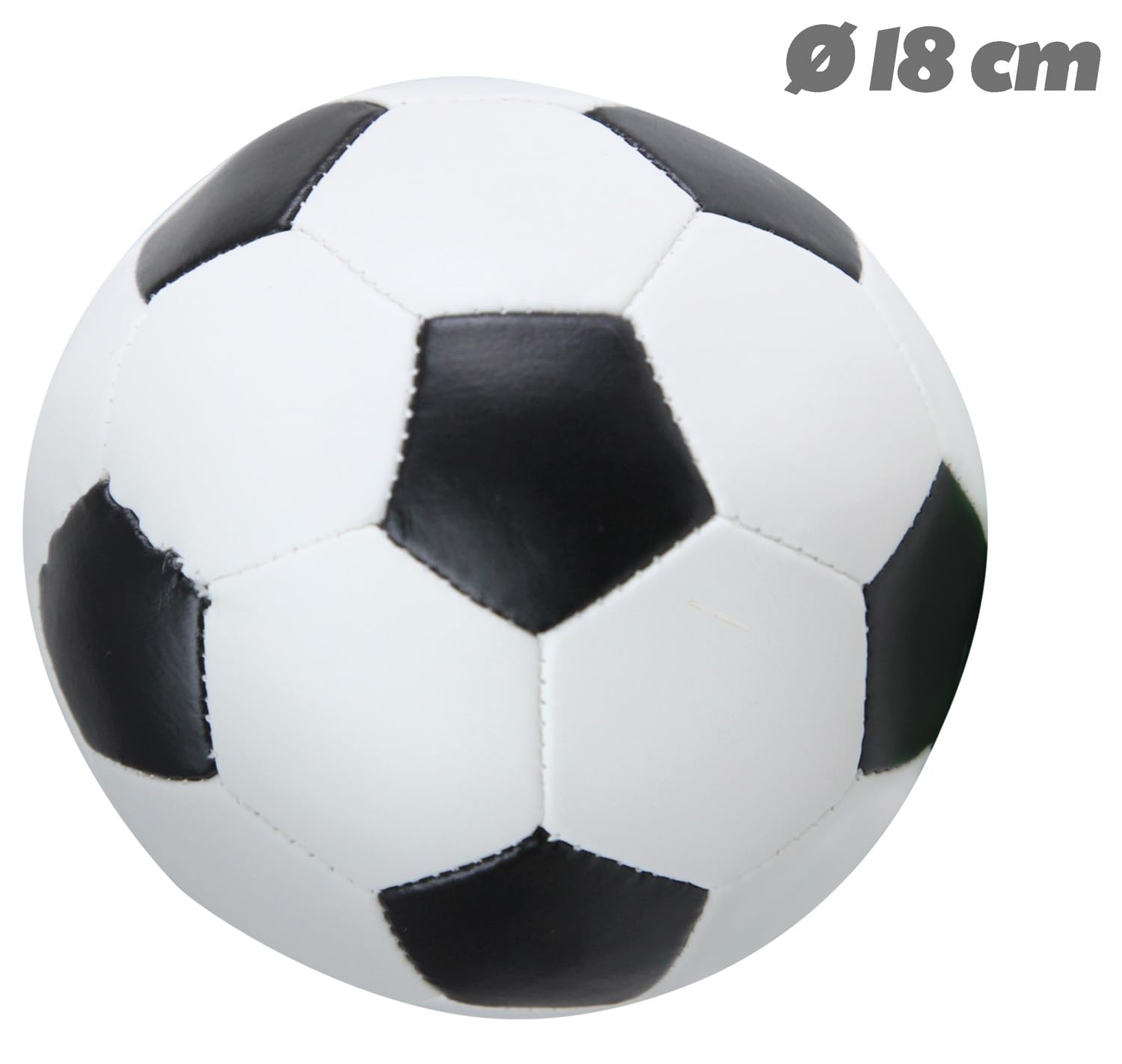 lena-aktive-soft-fu-ball-18-cm-schaumstoff-schwarz-wei image 2
