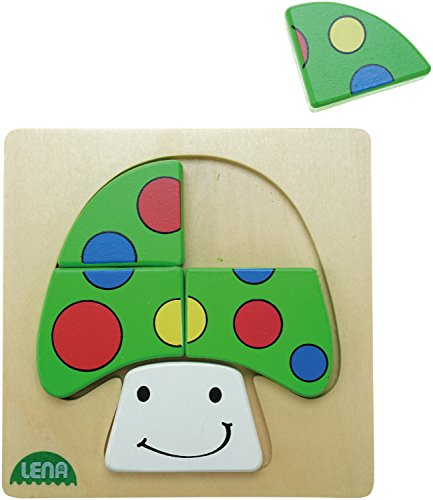 lena-my-first-32138-holzpuzzle-pilz-5-teile-14-cm image 7