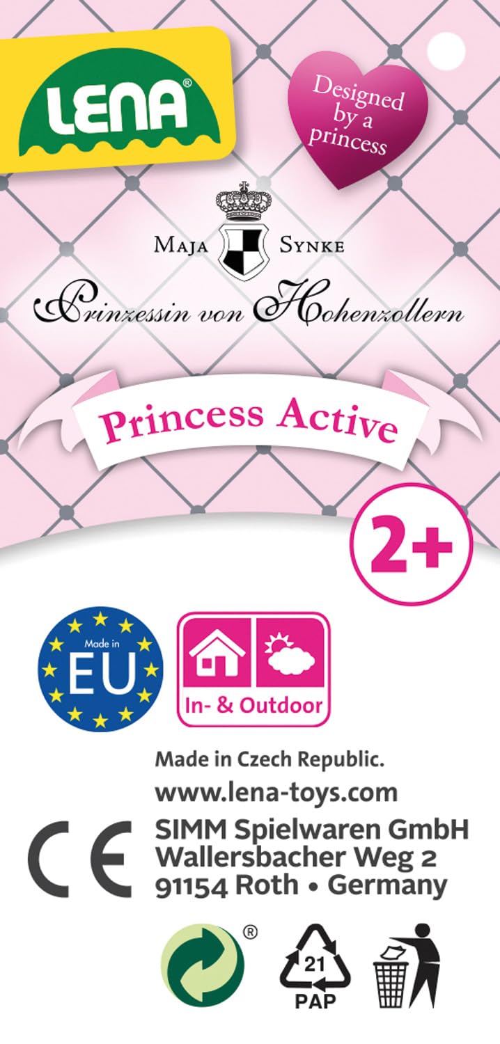 lena-aktive-04102-prinzessin-bagger-rosa-35-cm-mit-figur image 8