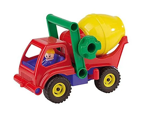 lena-aktive-4353-betonmischer-spielauto-gelb-rot-28-cm image 1
