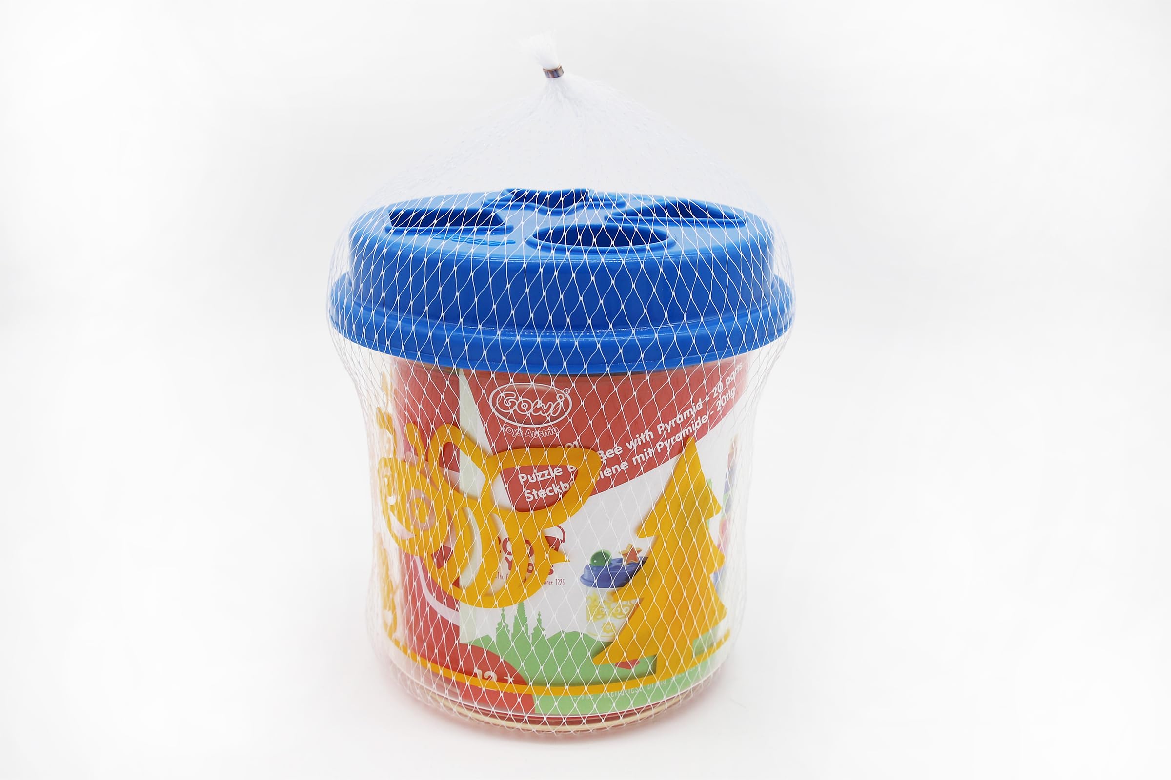 gowi-bio-steckbox-biene-pyramide-20-teilig-stapelspiel image 2