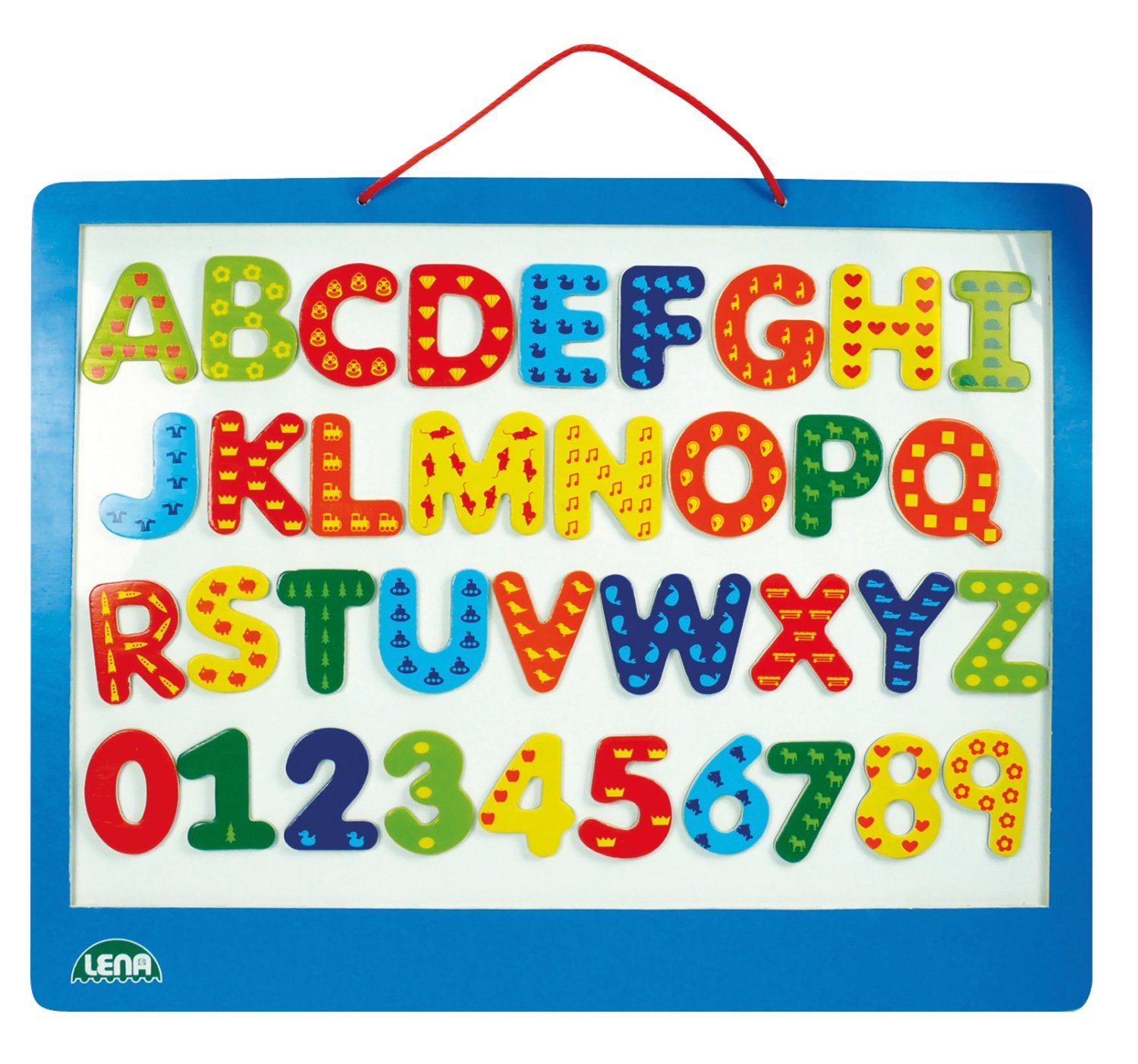 lena-my-first-65822-magnettafel-holz-44x38-cm-buchstaben-zahlen image 2