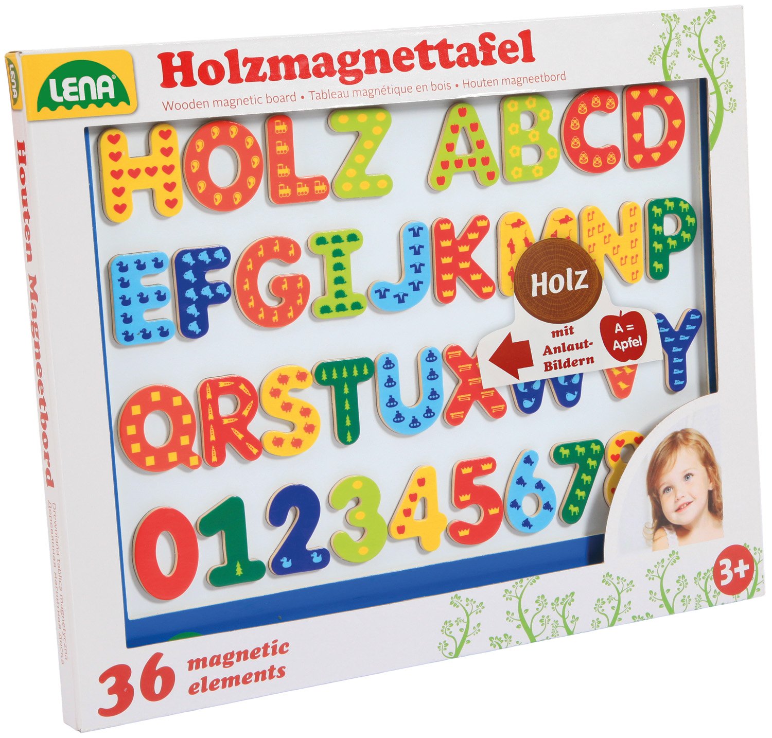lena-my-first-65822-magnettafel-holz-44x38-cm-buchstaben-zahlen image 3