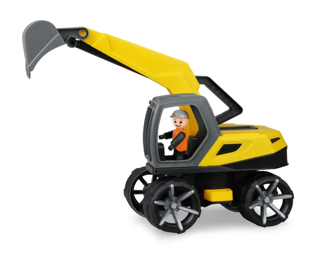 lena-truxx2-04531-bagger-35-cm-gelb-mit-figur-ab-2-jahre image 1