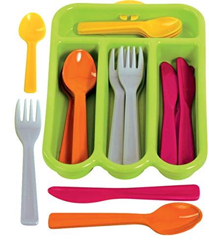 gowi-regowi-besteck-set-kinderbesteck-gr-n-17-teilig image 2