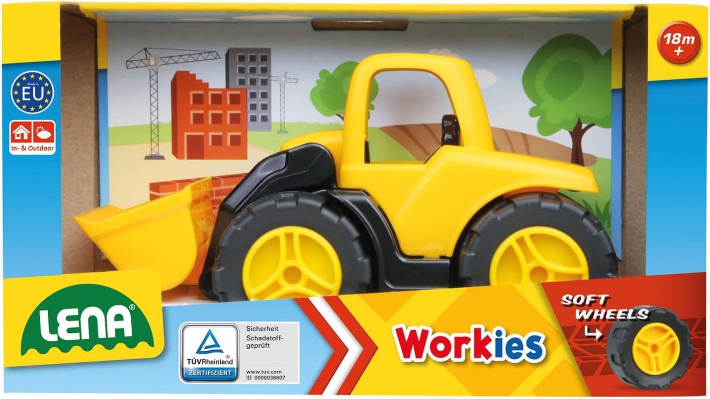 lena-workies-1262-schaufellader-spielfahrzeug-gelb-14-cm image 4