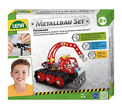 lena-diy-42675-pistenraupe-metallbaukasten-215-teilig image 5