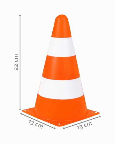 lena-aktive-61249-pylonen-4er-set-orange-wei-22-cm image 7
