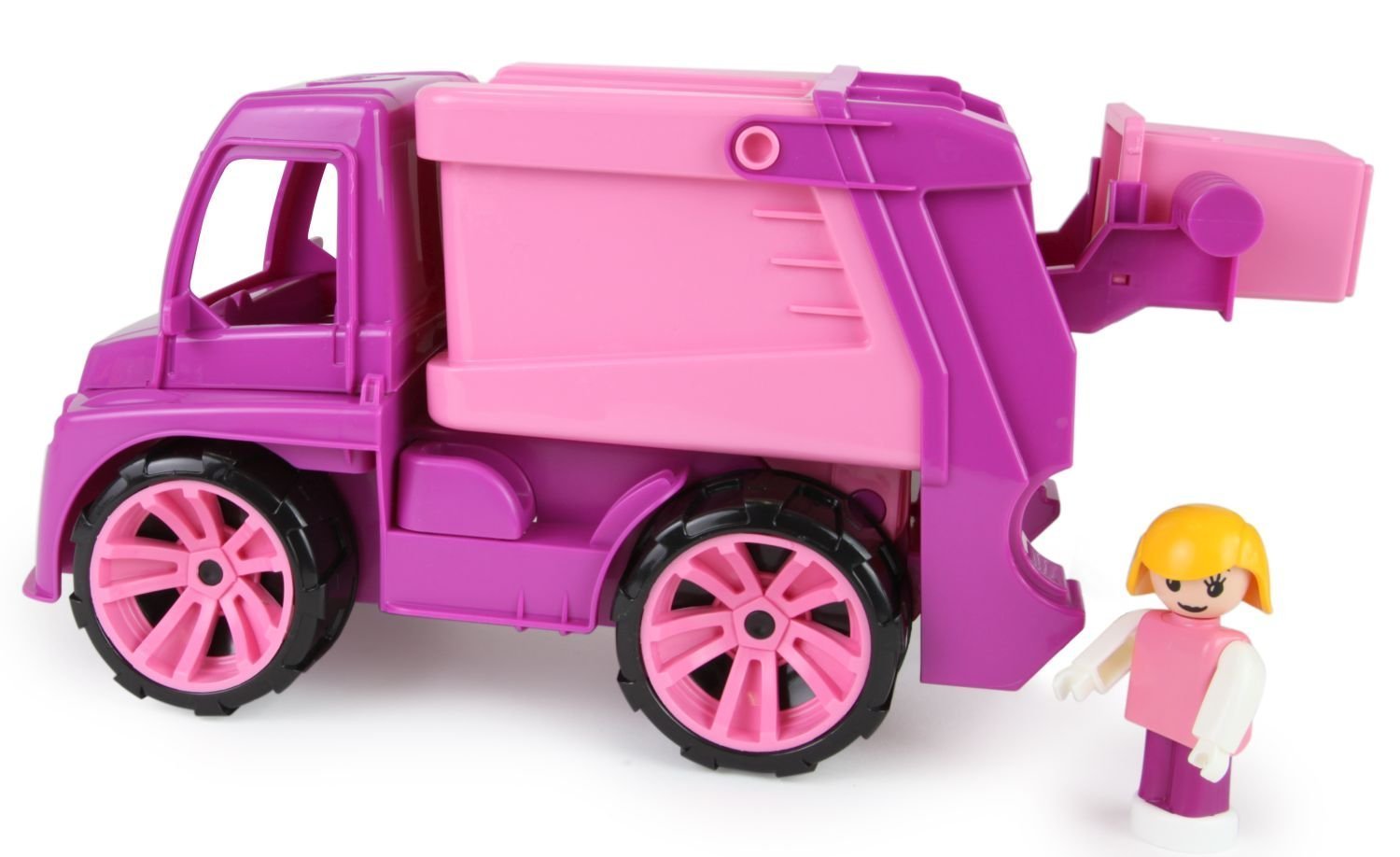 lena-truxx-20187-m-llwagen-rosa-mit-spielfigur-29-cm-ab-2-jahre image 3