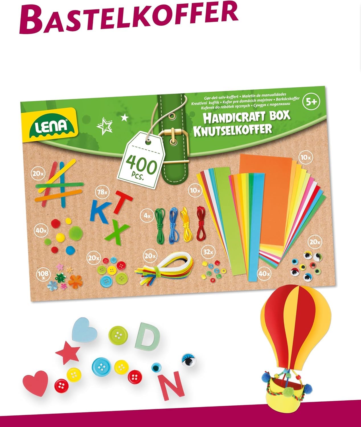 lena-the-craft-box-bastelkoffer-400-teile-bunt-ab-5-jahre image 3