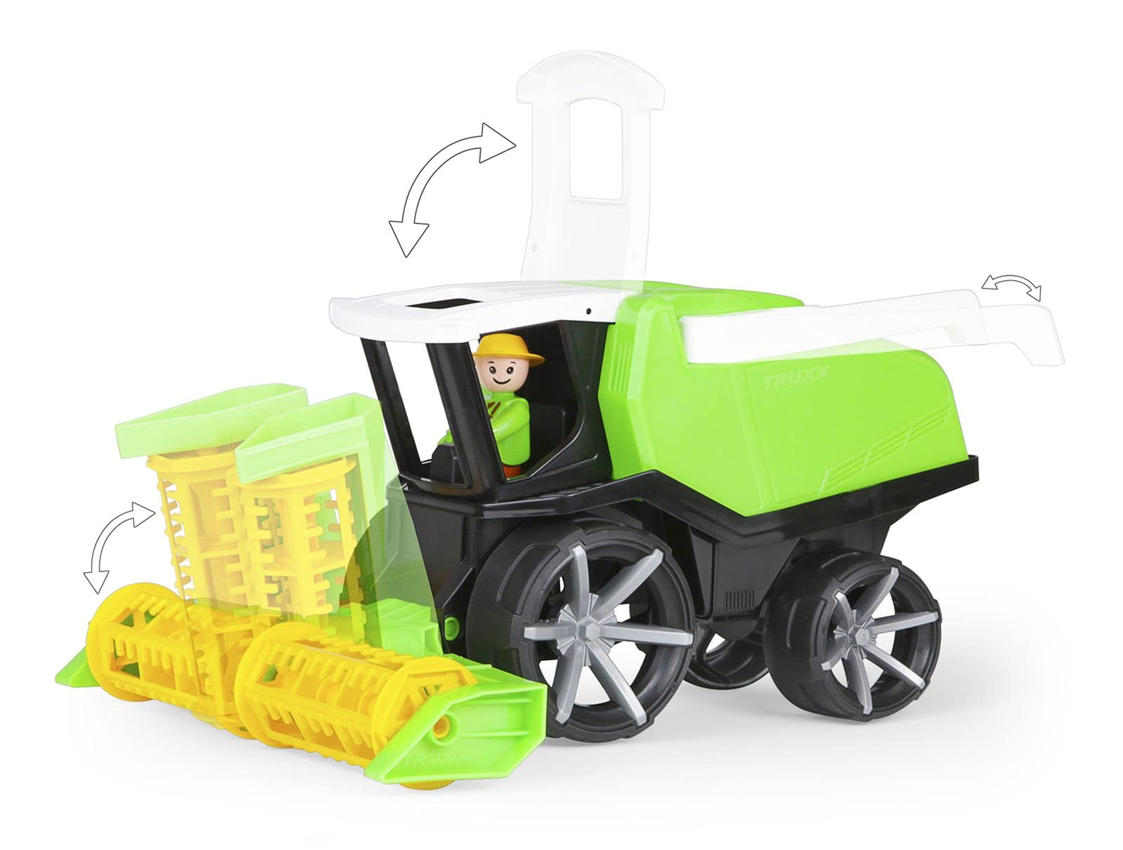lena-truxx-04536-m-hdrescher-spielfahrzeug-gr-n-37-cm-ab-2-jahre image 3