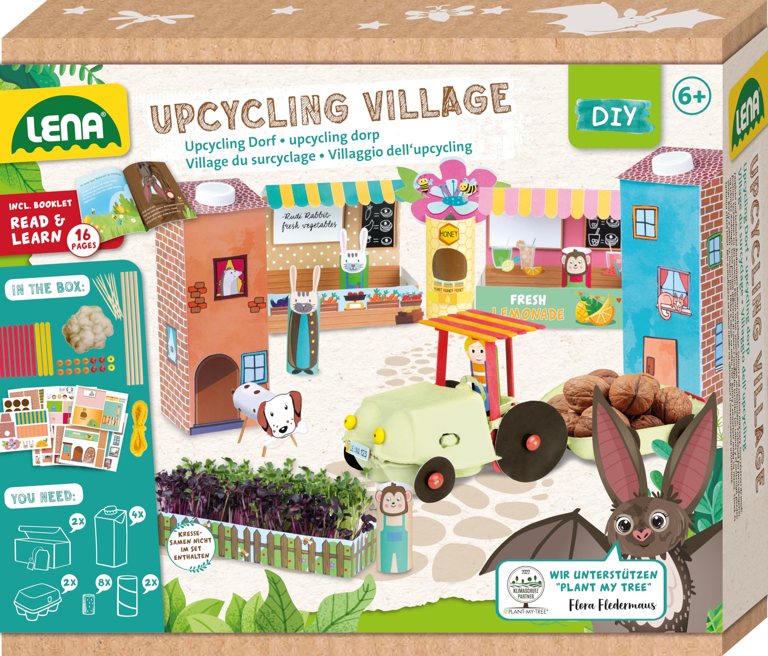 lena-diy-42830-bastelset-village-papier-dorf-ab-6-jahre image 1