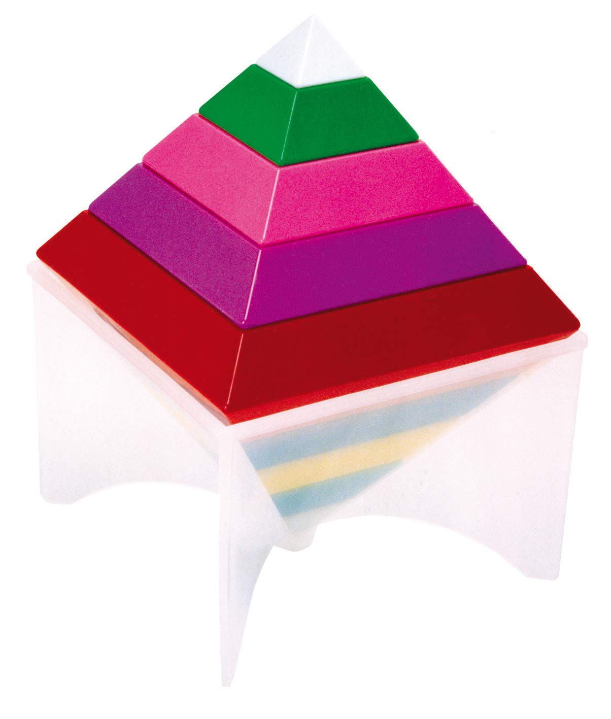 gowi-bio-255-83-regenbogen-pyramide-stapelspielzeug-15-teilig image 2