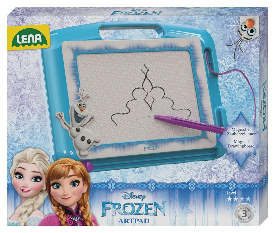 lena-creative-65689-zauberzeichner-maltafel-eisk-nigin-30x20-cm image 1