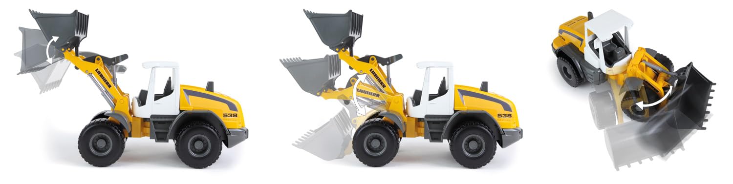 lena-worxx-radlader-liebherr-l538-48-cm-spielzeug-gelb image 2