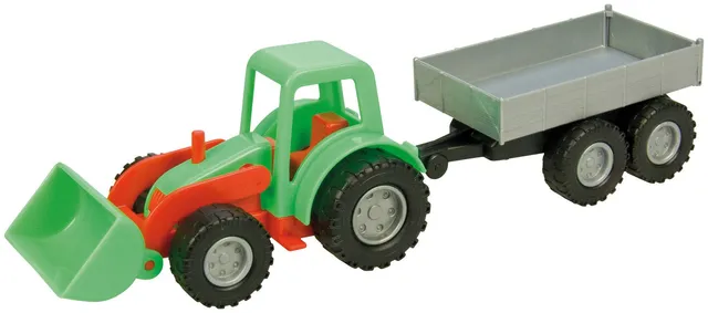 lena-motors-01240-mini-traktor-mit-h-nger-26-cm-ab-3-j image 1