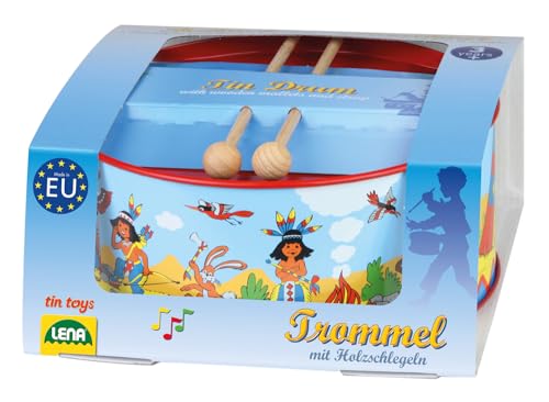 lena-my-first-blechtrommel-indianer-20-cm-mit-schl-geln-ab-3-jahre image 6