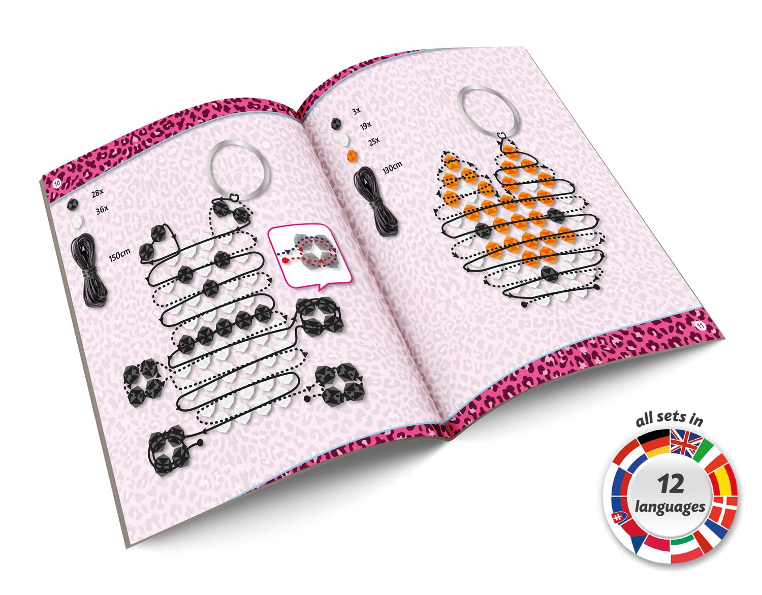 lena-creative-42547-perlentiere-bastelset-schl-sselanh-nger-ab-6-jahren image 4