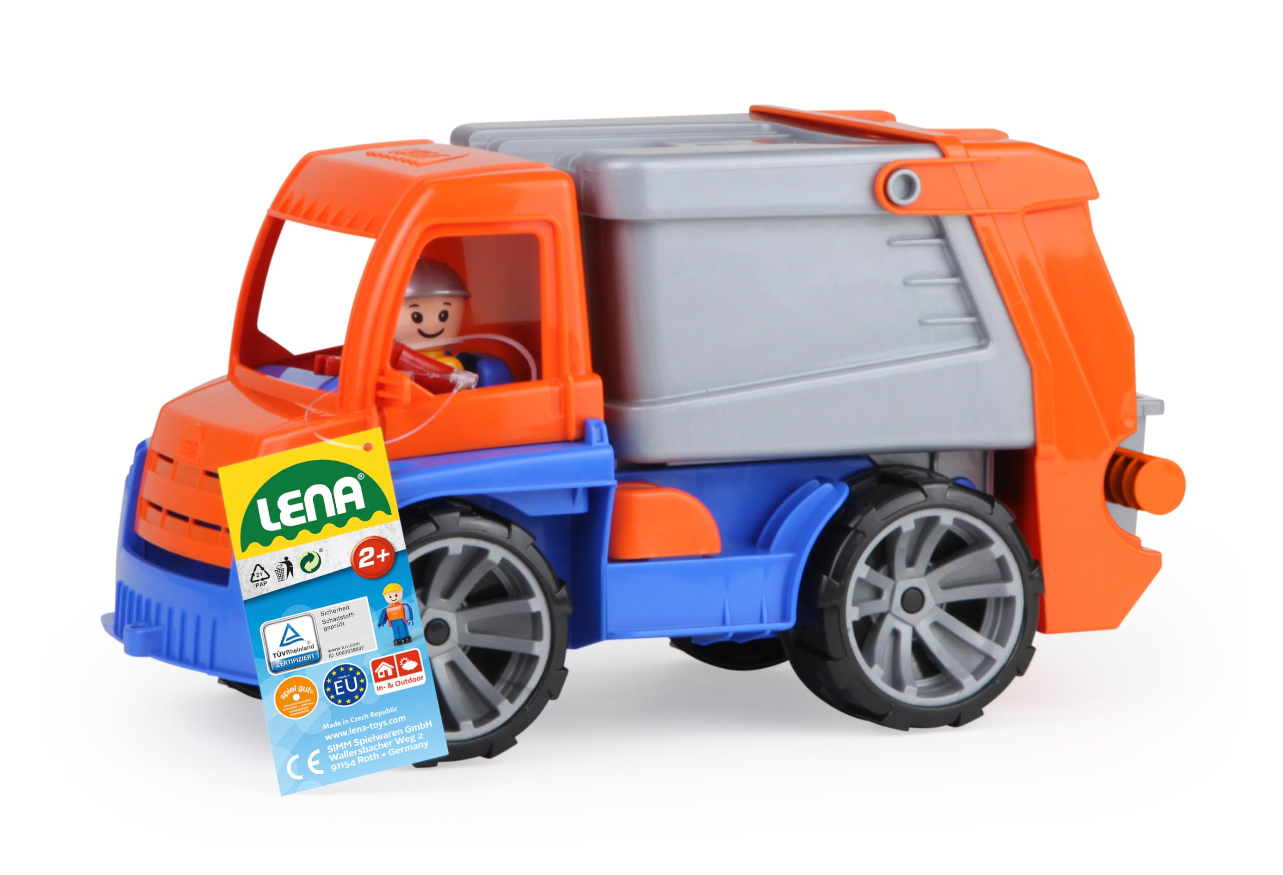 lena-truxx-m-llwagen-29-cm-spielauto-mit-figur-ab-2-jahre image 4