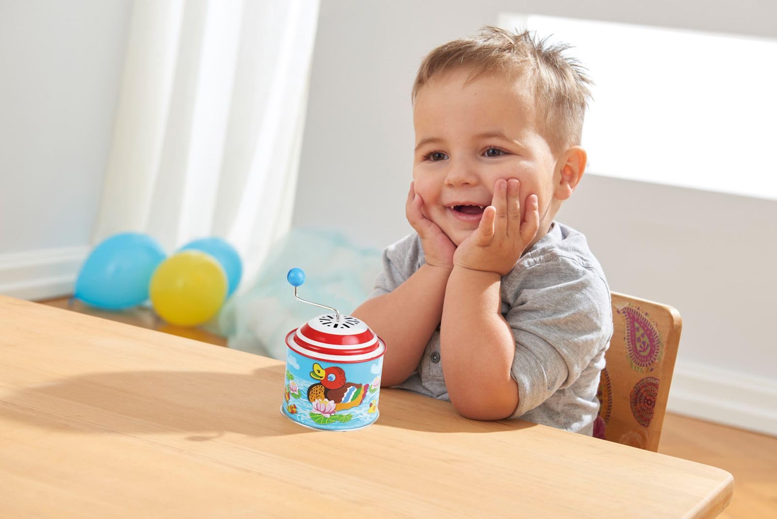 lena-my-first-52761-musikdrehdose-kleine-enten-blech-10-5-cm image 2