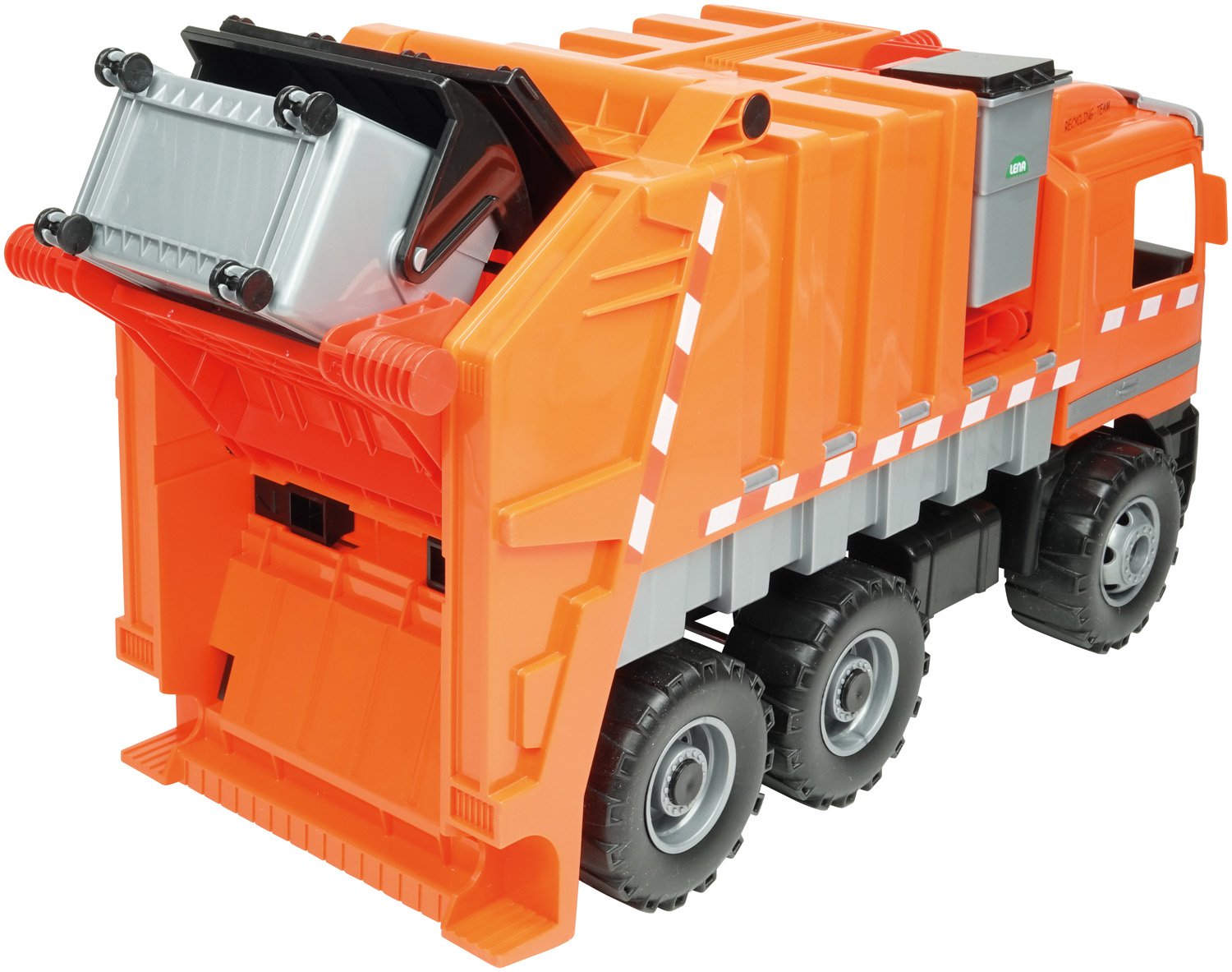 lena-giga-trucks-02059-m-llwagen-actros-64-cm-orange image 5