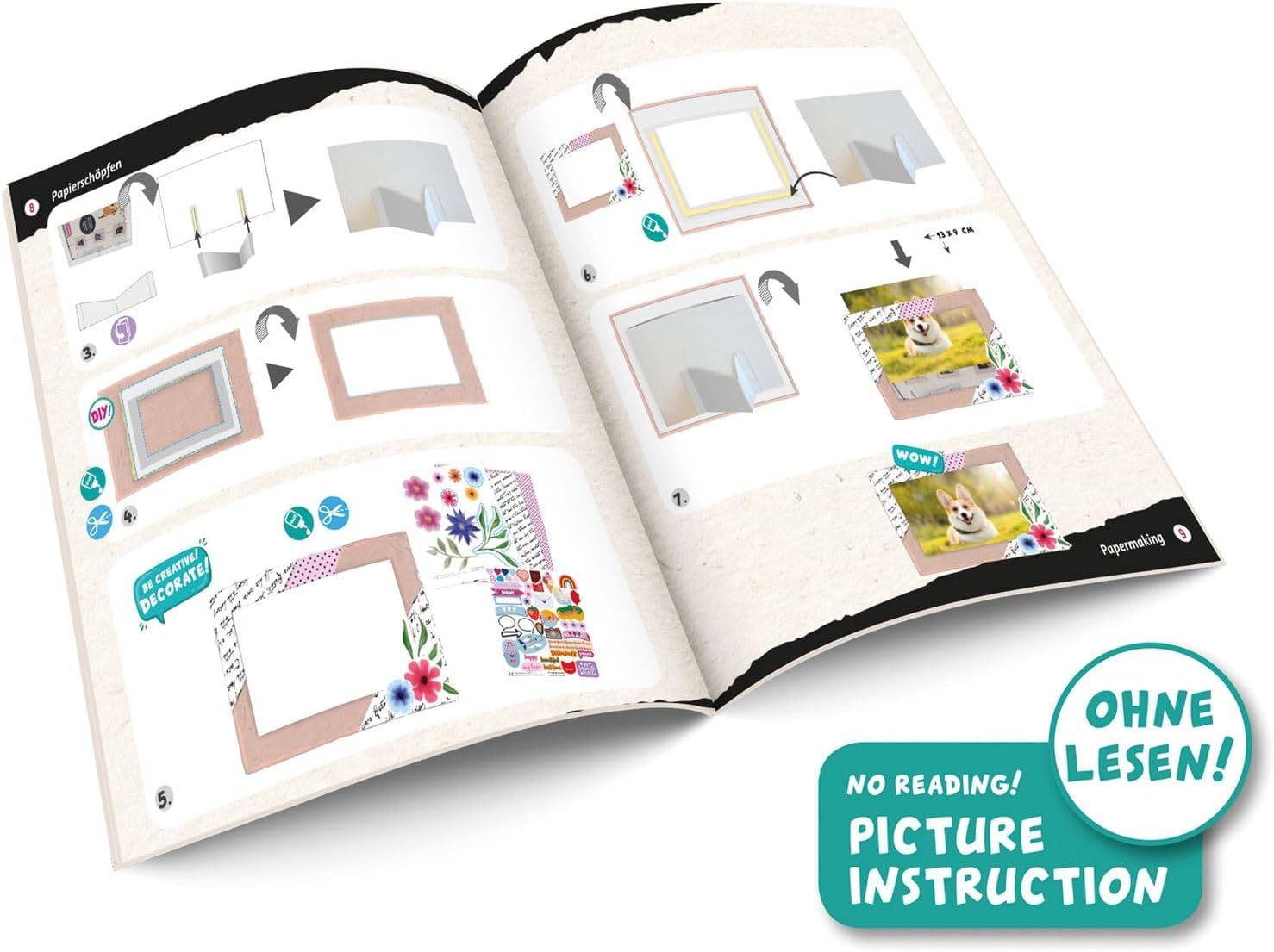 lena-diy-42838-papiersch-pfen-bastelset-kinder-ab-8-jahre image 4