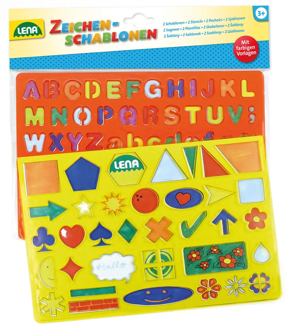 lena-creative-65774-zeichenschablonen-set-alphabet image 1