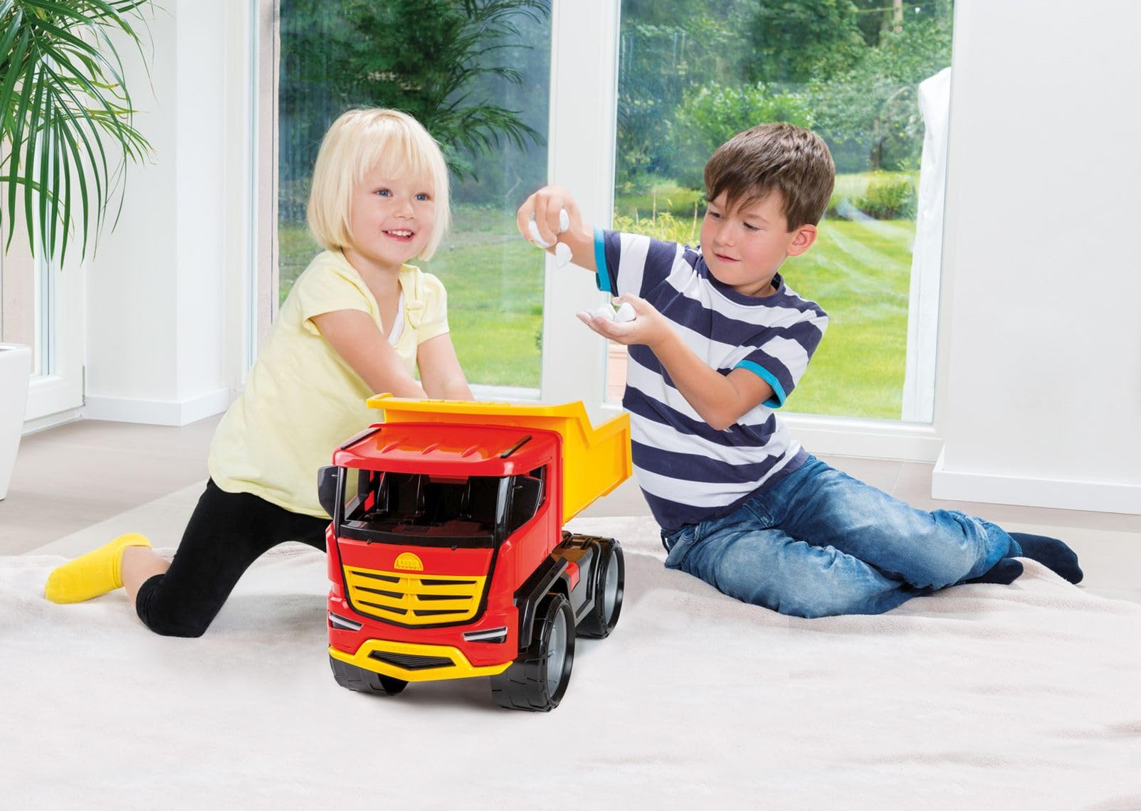 lena-giga-trucks-2143-titan-muldenkipper-51-cm-rot-gelb image 7