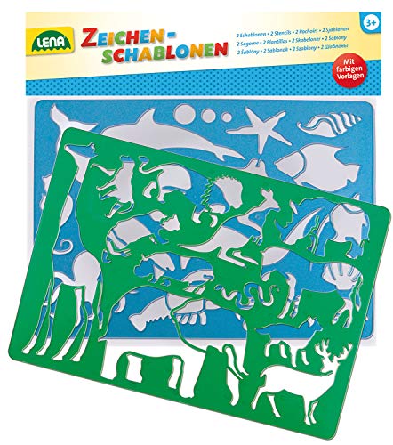 lena-creative-65768-zeichenschablonen-afrika-meer-2er-set image 6