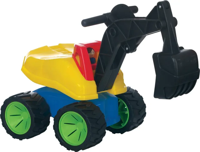 gowi-regowi-giant-bagger-sitzbagger-blau-gelb image 1