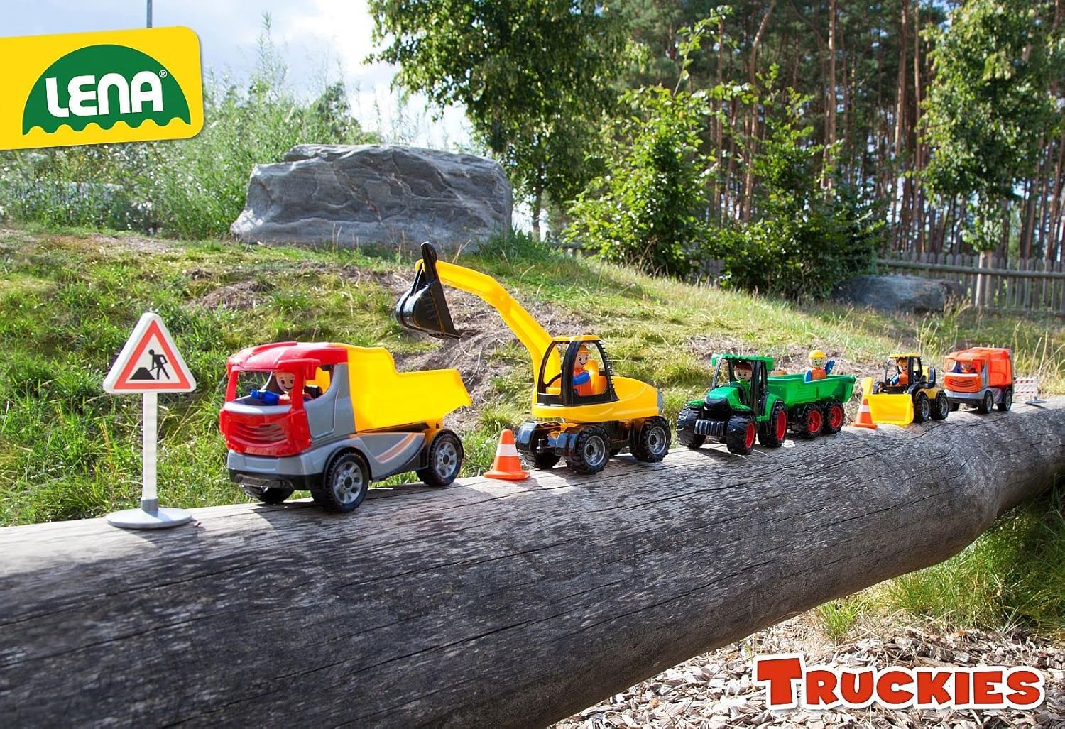 lena-truckies-01624-traktor-17-cm-spielzeug-gr-n image 7