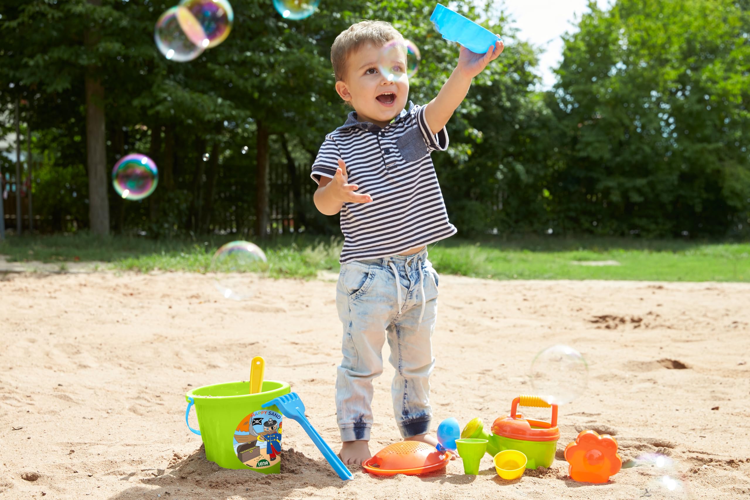lena-happy-sand-05422-sandspielzeug-set-jungs-ii-10-teilig image 3