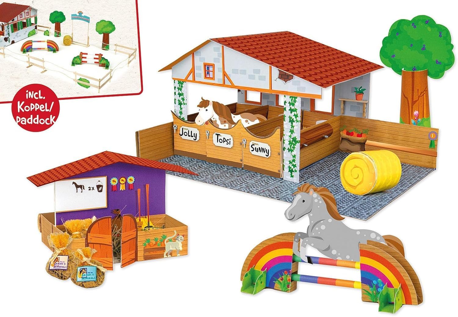 lena-happy-horse-42836-my-pony-bastelset-reiterhof-holz image 3