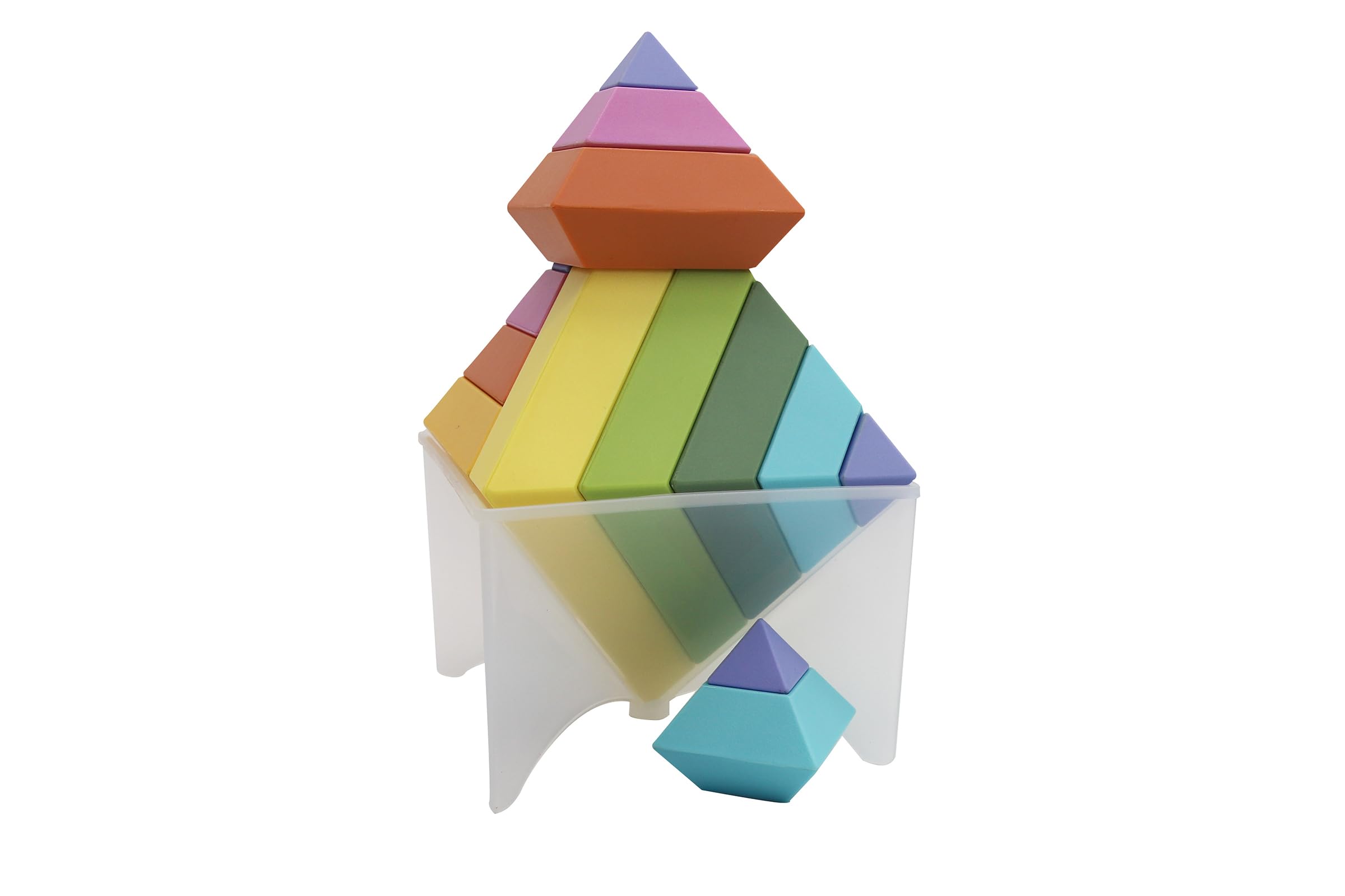 gowi-bio-by-gowi-352-00301-regenbogen-pyramide-15-tlg-bau image 2