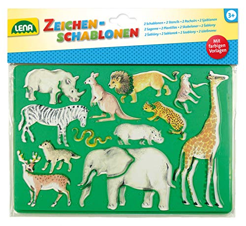 lena-creative-65768-zeichenschablonen-afrika-meer-2er-set image 8