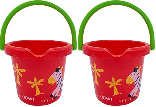 gowi-bio-eimer-18-cm-rot-zebra-motiv image 6