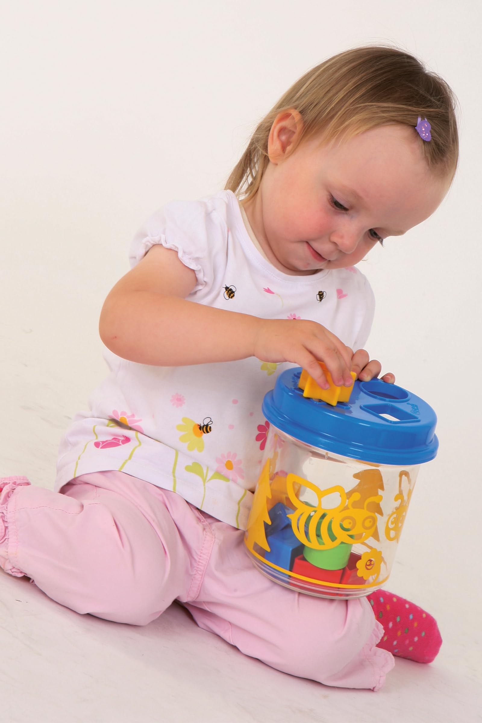 gowi-bio-steckbox-biene-pyramide-20-teilig-stapelspiel image 3