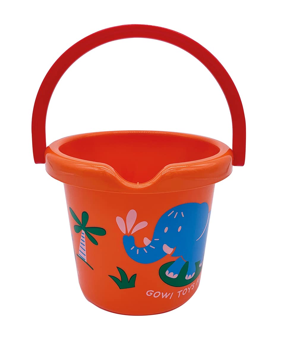 gowi-bio-by-gowi-550-62-eimer-18cm-orange-elefant-2l image 1