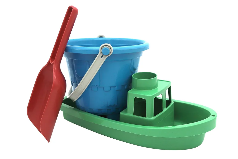 gowi-regowi-551-20-sand-set-strand-eimer-boot-recycelt image 1