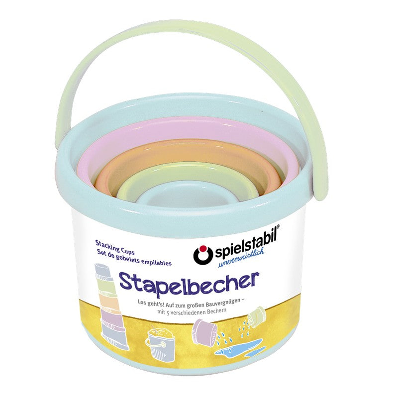 spielstabil-stapelbecher-pastell-wasserspielzeug-5-becher-set image 2