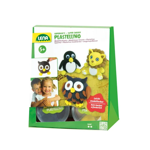 lena-creative-65680-plastellino-superknete-3-figuren image 1