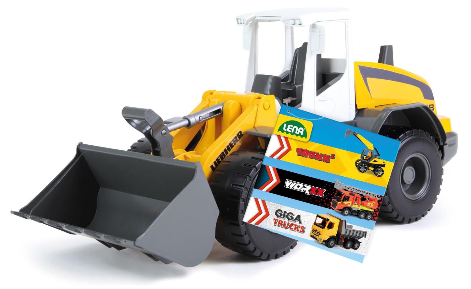 lena-worxx-radlader-liebherr-l538-48-cm-spielzeug-gelb image 4