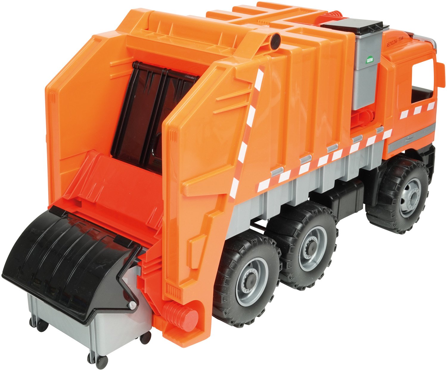 lena-giga-trucks-02059-m-llwagen-actros-64-cm-orange image 3