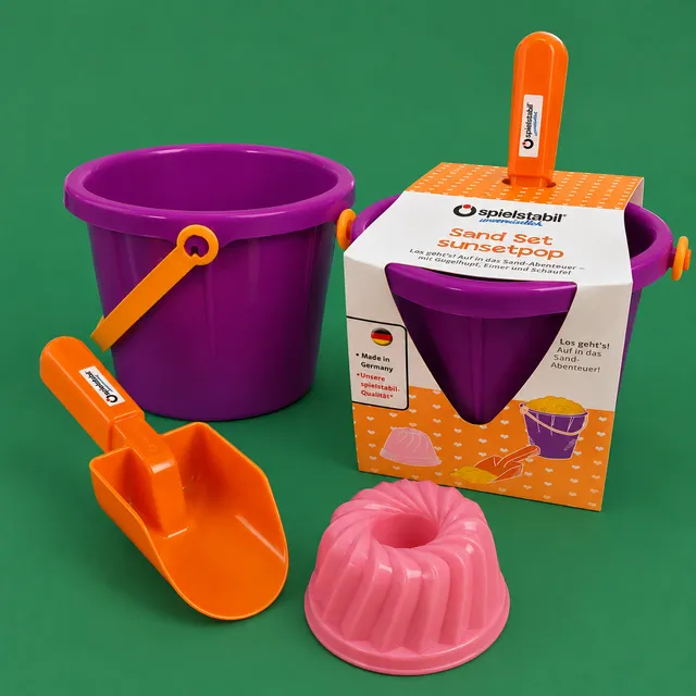 spielstabil-sommer-sonne-sand-sand-set-3-tlg-sunsetpop-eimer image 1