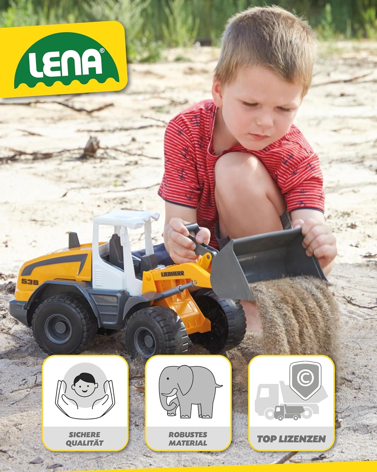 lena-worxx-radlader-liebherr-l538-48-cm-spielzeug-gelb image 6