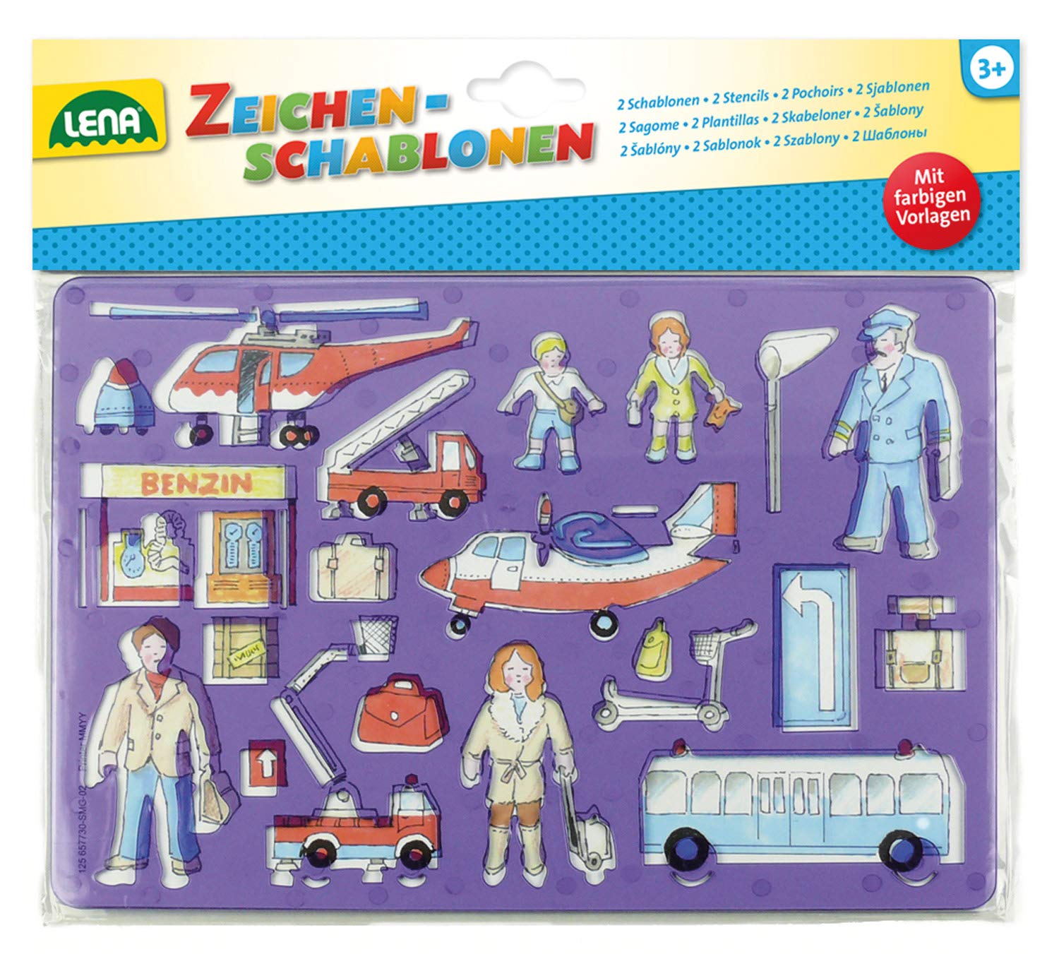 lena-creative-65773-zeichenschablonen-menschen-2er-set-26-cm image 3