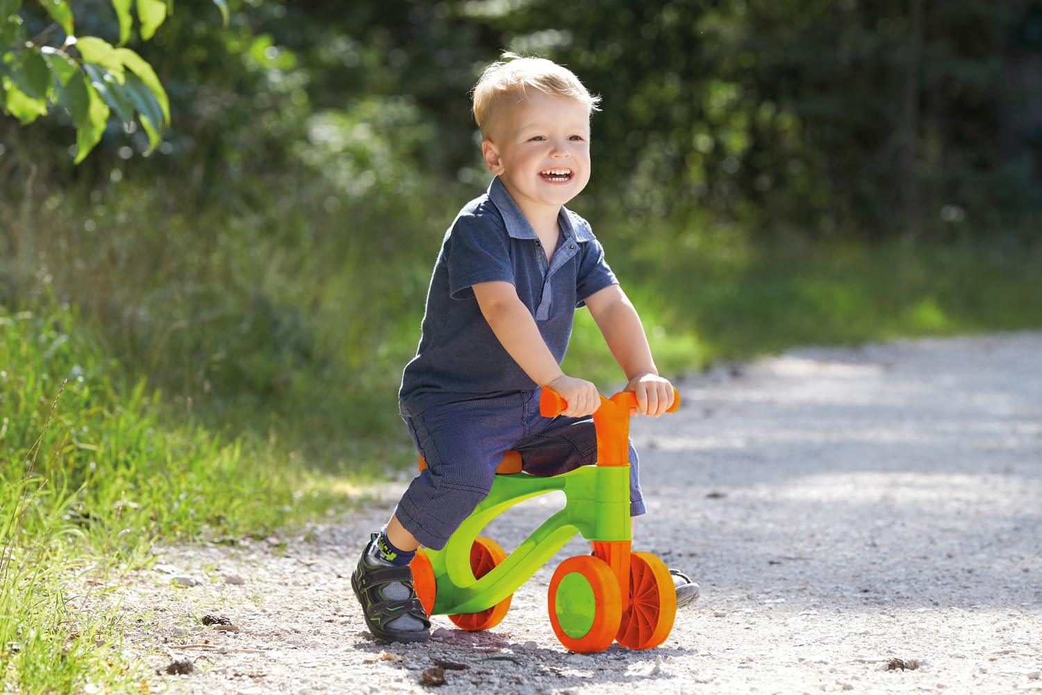 lena-eco-my-first-scooter-lauflernroller-gr-n-orange-ab-18-monaten image 5