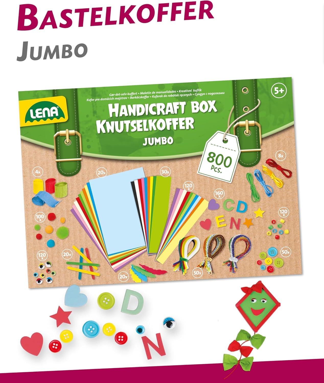 lena-the-craft-box-jumbo-bastelkoffer-800-teile-gr-n-ab-5-jahren image 3